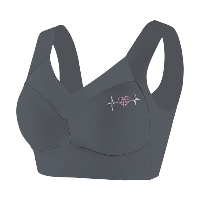 Grande Taille Sans Armature Débardeur en Dentelle sous-Vêtements Côtés Fins Côtés Seins Rassemblés Soutien-Gorge Ajustable