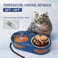 Heated Water Bowl for STF9 Outdoor Cats, 2 Thermal Stainless Steel