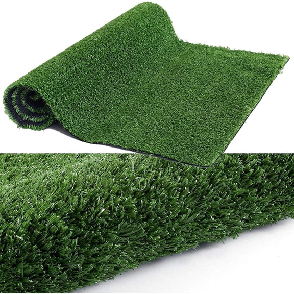 Artificial Grass Turf Lawn 5 FT x8 FT(40 Square FT), Realistic Synthetic Grass Mat, Indoor Outdoor Garden Lawn Landscape for Pets,Fake Faux Grass Rug with Drainage Holes