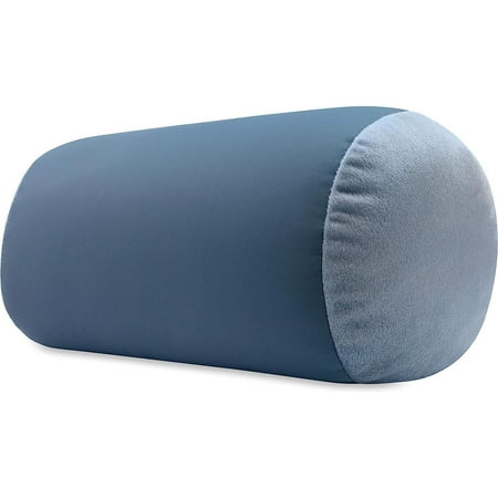 

Microbead Bolster Neck Roll Pillow Gently Body Head Neck & Shoulders No Pain Rest Sleep - Silky Feel Prevent Wrinkles & Hair Breakage - Lightweight Cylinder Tube 14 x 8 Dark Slate Grey