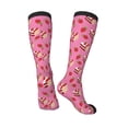 thumbnail image 5 of Lsque Strawberry Cake Printed Crew Socks Men's Women's LightWeight Thin Casual Calf Socks ,Knee High Socks,Cotton Socks, 5 of 9