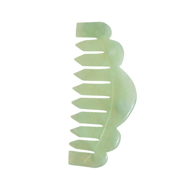 Gua Sha Massage Comb Mini Fake Jade Hair Comb Jade Comb Massage Guasha Comb Tool