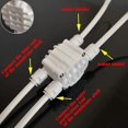 thumbnail image 2 of Pcs 1/4 inch 4 Way Auto Shut Off Valve, Push In Fittings for Reverse Osmosis Ro Water Filter System, 2 of 5