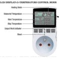 thumbnail image 3 of 2024,digital / Heating Cooling Thermostat Socket Lcd Temperature Controller, 230v For Greenhouse Farm Temperature Controller/terrarium Thermostat, 3 of 5