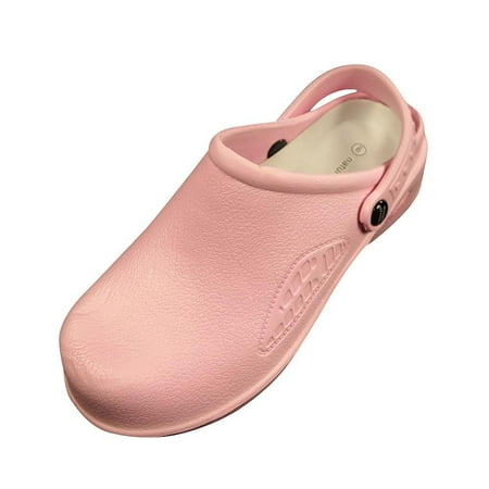 Natural Uniforms - Womens Lightweight Comfortable Nurse/Nursing Clogs PINK / 7 B(M)