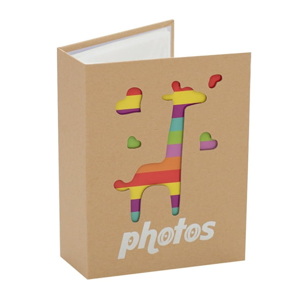 KAKOWELY Álbum de fotos de bebé, lindo álbum de fotos, álbum de fotos de recuerdo (jirafa)