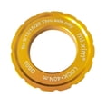 thumbnail image 2 of Freno de disco de bloqueo central Sunnimix Adaptador de candado para centro de bicicletas Aleación de aluminio Dorado 44 mm 25,5 mm 8 mm, 2 of 8