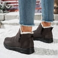 thumbnail image 6 of DeHolifer Boots for Women Plus-Size Fleece-Lined Thick-Soled Warm Comfortable Snow Boots with Zipper, 6 of 8