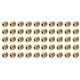 thumbnail image 1 of Cuentas para trenzas de cabello Cuentas de rastas Aleación dorada para joyería DIY para ocasiones especiales ANGGREK Otros, 1 of 8