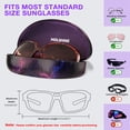 thumbnail image 3 of Estuche Rígido para Gafas de Sol molshine Cielo Estrellado Morado, 3 of 6