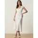 thumbnail image 4 of Cárdigan de Encaje sin Mangas para Mujer Cárdigan Blusa Elegante sin Mangas blanco S, 4 of 6