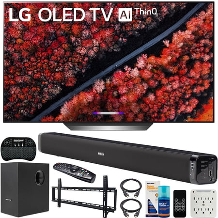LG OLED77C9PUAB 77-inch C9 4K HDR Smart OLED TV with AI ThinQ (2019)