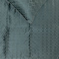 thumbnail image 3 of The HomeCentric King Queen Twin Blue Decorative King 90"x18" Bed Runner With 2 Pillow Cover, Hexagon Pattern Bed Scarf on Jacquard fabric - Hexagon Lagoon, 3 of 3