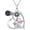 C-Elephant, variant on I Love You Necklace 100 Languages Projection Necklace 925 Sterling Silver Cute Animal Moon Fox Pendant Necklace Jewelry Gifts for Mom Women Fox Lover Gifts