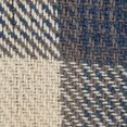 thumbnail image 2 of Design Imports CAMZ11749 Couverture Jetée à Carreaux Style Ferme Bleu Français, 2 of 2