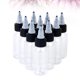 thumbnail image 3 of EeaseMX 10 botellas de tinta vacías de 120 ml, de plástico transparente, para almacenar pigmentos (color aleatorio), 3 of 7