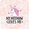 thumbnail image 4 of Inktastic My Meemaw Loves Me Unicorn Girls Toddler T-Shirt, 4 of 5