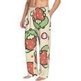 thumbnail image 2 of Balery Frog Hold Strawberry print Men's Pajama Pants,Ultra Lightweight Pjs,Lounge Pant-Small, 2 of 9