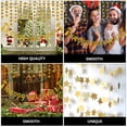 thumbnail image 4 of 1 Set 2 Pcs Décorations de Fête du Nouvel An Bannières Pailletées Bonne Année (Doré), 4 of 8