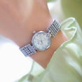 thumbnail image 3 of BS New Watch Light Luxury Minority Small Golden Watch Women's Green Korean Quartz Watch, 3 of 5
