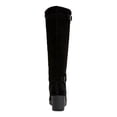 thumbnail image 3 of Giani Bernini Womens Black Buckle Accent Round Toe Wedge Zip-Up Dress Boots 6.5, 3 of 4