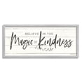 thumbnail image 4 of Stupell Industries Believe Magic of Kindness Phrase Country Planked Pattern, 30 x 13, Design by Stephanie Workman Marrott, 4 of 5