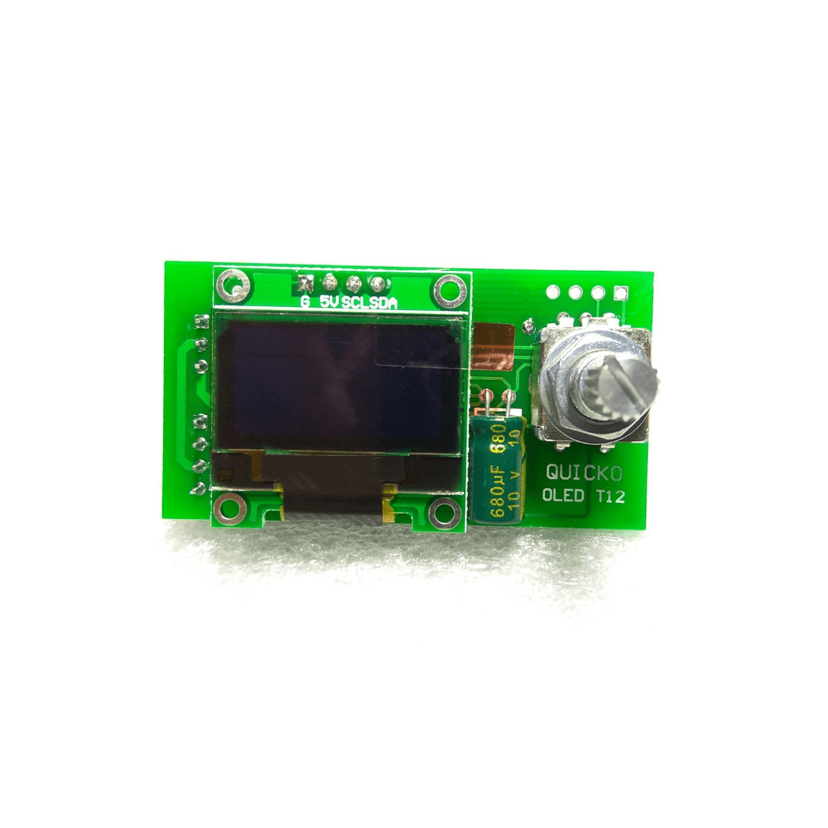 T12 OLED Controller Digital Soldering Iron Station DIY KITS with Handle Use for T12 Tips