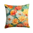 thumbnail image 2 of Chrysanthemums in Watercolor Throw Pillow 14 in x 14 in, 2 of 2