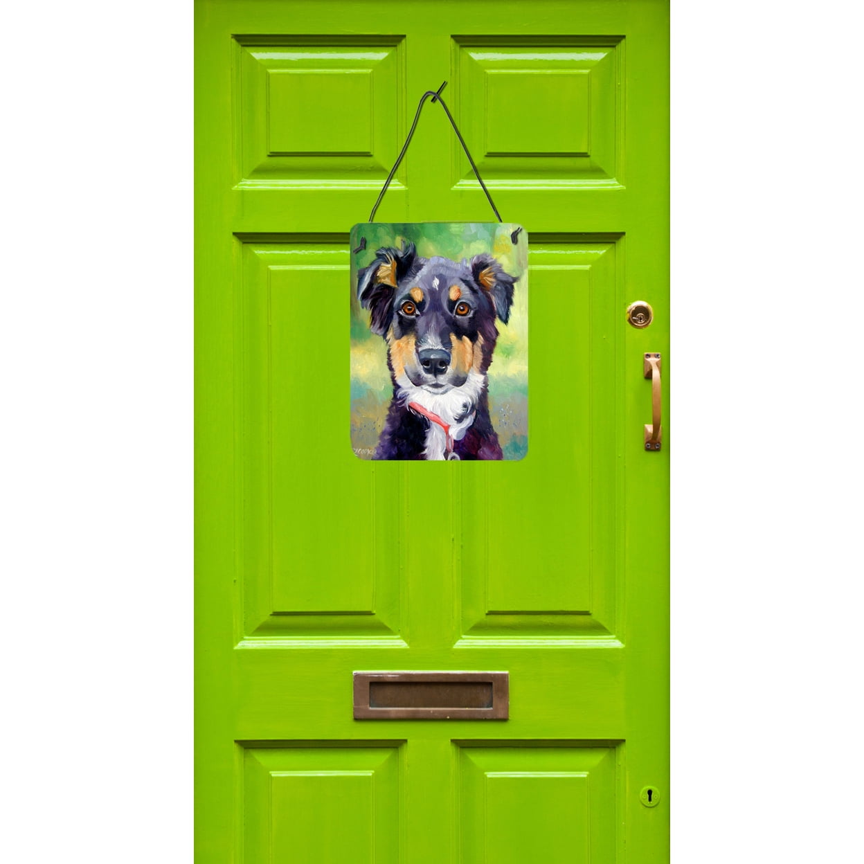 Carolines Treasures 7373DS1216 English Shepherd Wall or Door Hanging Prints 12x16 multicolor