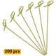 thumbnail image 2 of Brochetas de bambú JAMW 200 de 3.5 in con nudo de bucle pinchos para alimentos, 2 of 5