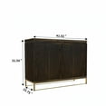 thumbnail image 2 of Boyel Living 2 Doors Sideboard Buffet Cabinet, Modern Buffet Storage Cabinet Kitchen Cupboard Console Table for Living Room,Brown, 2 of 9