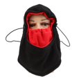 thumbnail image 3 of Unisex Transpirable Al Aire Libre Invierno Cómodo Motocicleta Esquí Pasamontañas Esquí Cálido Máscara Gorro De Lana Térmica Bufanda Ultraprotección A Rojo negro Baoblaze Velo polar cálido, 3 of 8