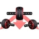 thumbnail image 3 of Abdominal Exercise Roller Double Wheel Abdomen Training Roller Mute Abdominal Wheel Sports Accessory for Man Woman (Black), 3 of 3