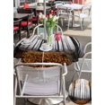 thumbnail image 4 of Outdoor Tablecloth with Umbrella Hole and Zipper, Orange Forest Round Table Cloth 54 Inch Waterproof Tablecloth, Vintage Foggy Woods Tree Mysterious Picnic Table Cover for Patio Camping, 4 of 7