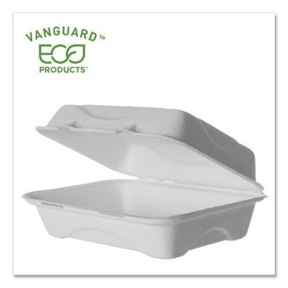 Eco-Produits - Récipient de Stockage Alimentaire - Jetable - Blanc (pack de 250)