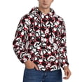 thumbnail image 2 of Salouo French Bulldog1 Pattern Men's Fall Hoodie Sweatshirt,Sport Hoodie with Pockets for Men Pullover Casual Hooded Sweatshirt-X-Large, 2 of 7