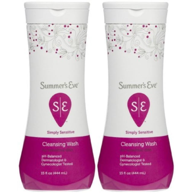 summer's eve feminine wash for sensitive skin, 15 oz, 2 pk