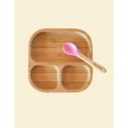 thumbnail image 6 of Jaiye - Bamboo Baby Plate with Spoon - Suction Plates for Babies - Toddler & Kids Plates – Orange, 6 of 6