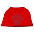 thumbnail image 1 of Blue Paw Rhinestud Shirt Red Xs (8), 1 of 1