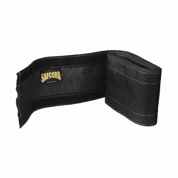 Safcord Cable Protector, 6 ft L, 4 in W, 1 Channel, Nylon, Black ECC-BLACK6