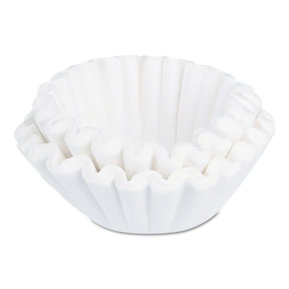 Commercial Coffee Filters, 6 Gal Urn Style, Flat Bottom, 25/cluster, 10 Clusters/pack | Bundle of 5 Cartons