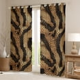 thumbnail image 2 of Manfei Boys Girls Abstract Animal Print Blackout Curtains Set of 2 (52x84 Each),Jungle Wildlife Window Curtains,Reptile Animal Snake Curtains and Drapes,Super Cozy Room Decor, 2 of 6