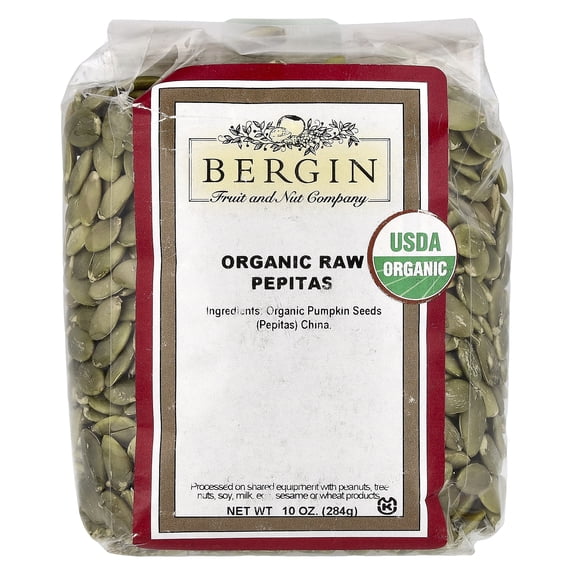 Bergin Fruit and Nut Company Organic Raw Pepitas, 10 oz (284 g)