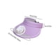 thumbnail image 3 of Sombrero de visera de abanico para mujer con carga USB - Gorro de refrigeración ajustable de 3 velocidades para protección solar - Gorro de verano acrílico ligero con banda sudorosa, 3 of 8