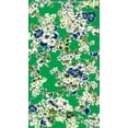 thumbnail image 3 of Challis Rayon Printed Shelly, Floral Peonies Dress Sewing Fabric (BLACK/BERRY/GREY, ByYard), 3 of 4