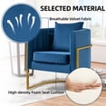 thumbnail image 4 of Marquet Upholstered Barrel Chair, 4 of 6