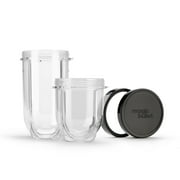 Magic Bullet 7-Piece 250 Watts Personal Blender 18 oz. MBR-0701AK, All Black