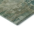 thumbnail image 3 of Addison Rugs Mayfield Premium Machine Washable Transitional Abstract Teal Rectangle Rug, 10' X 14' Machine Washable Transitional Abstract Teal Oversized Sherpa Throw Blanket, 3 of 6