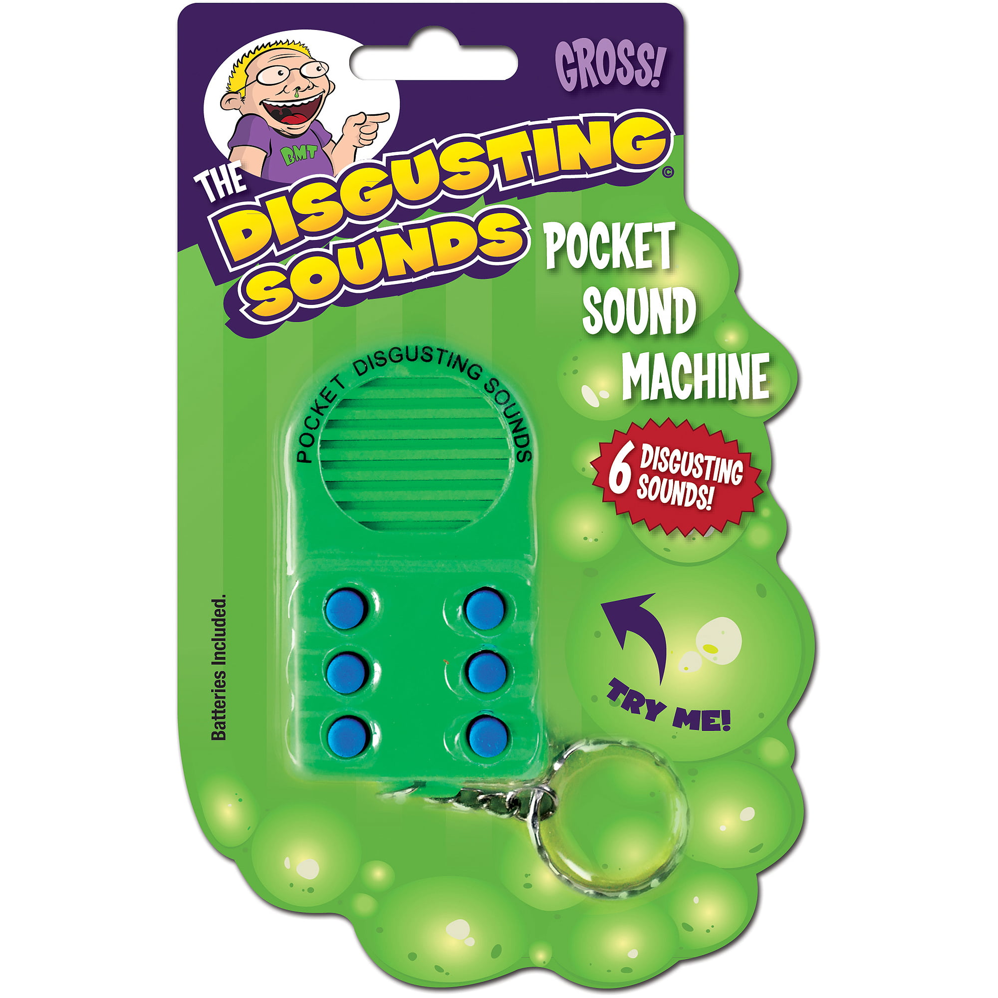 Mini Pocket Disgusting Sound Machine 6 Gross Sounds 