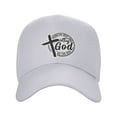 thumbnail image 2 of Doing My Best And Letting God Do The Rest Sandwich Cap Unisex Adjustable Adult Baseball Caps Casquette Hats Flat Cap, 2 of 7
